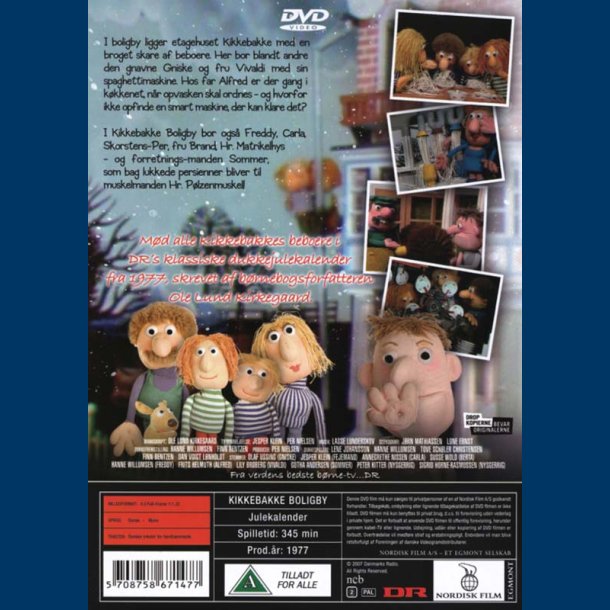 Kikkebakke Boligby - DR Julekalender 1977 - Brugt