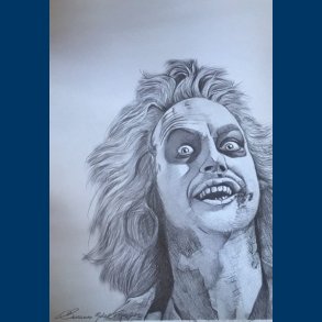 Portrt Tegning - Beetlejuice