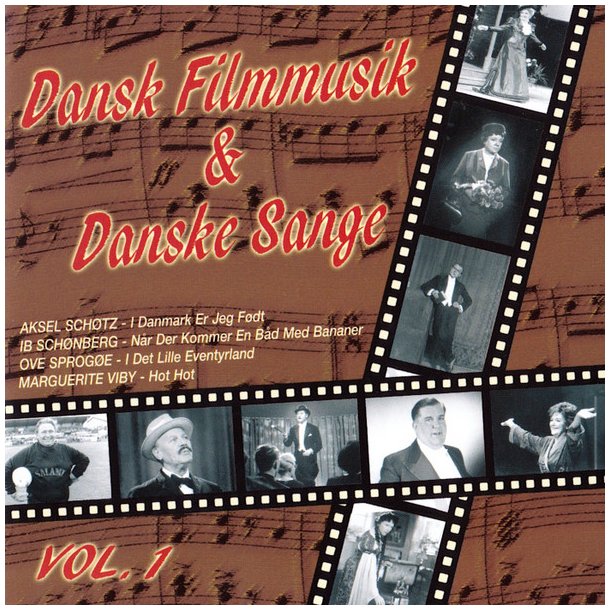 Dansk filmmusik og Danske Sange vol 1 - Musik Cd - Brugt