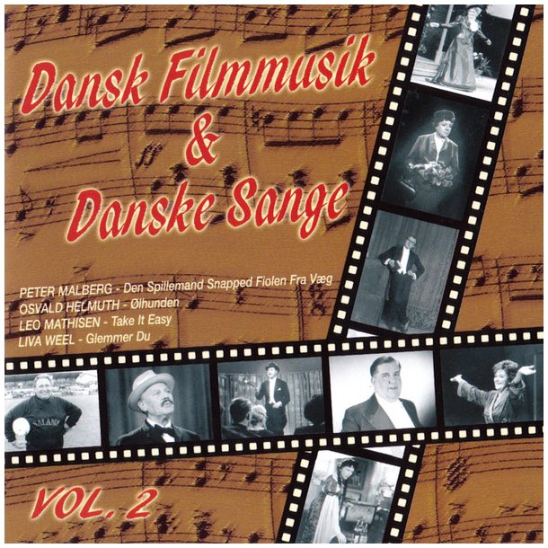 Dansk Filmmusik og Danske Sange Vol 2 - Musik Cd - Brugt