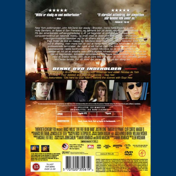 Die Hard 4.0 - Dvd - Brugt