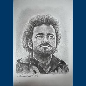 Erik Clausen - Portrt Tegning 