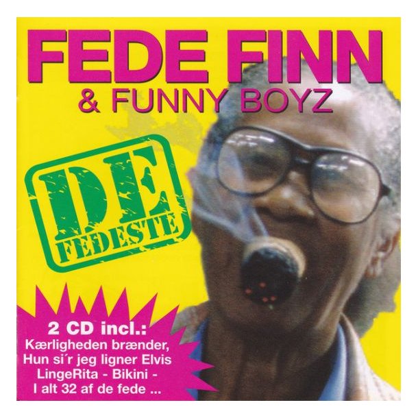 Fede Finn &amp; Funny Boyz - De Fedeste - 2 cd - Brugt