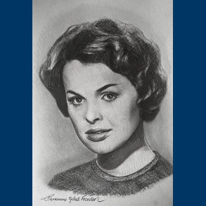 Githa Nrby - Portrt Tegning