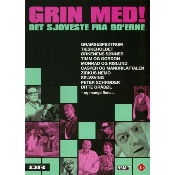 Grin med de sjoveste fra 90 erne - Brugt