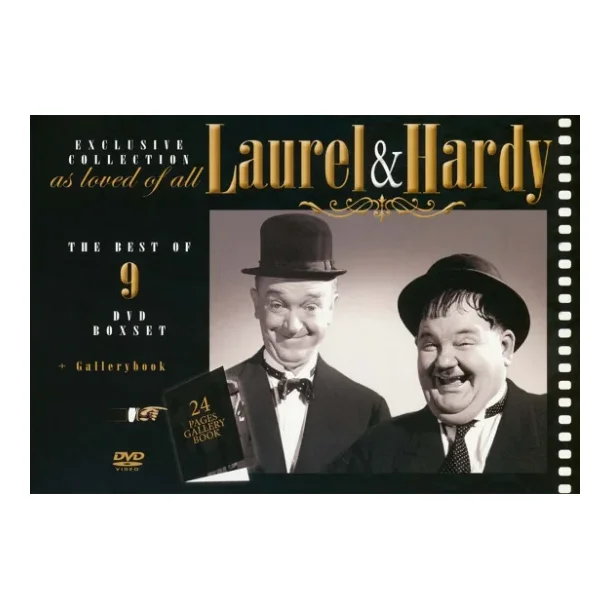 Laurel and Hardy - 9 dvd Box - Brugt