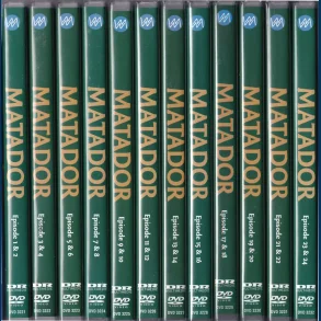 Matador hele serien afsnit 1-24 inkl Guld - Brugt