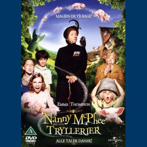 Nanny Mcphee med nye tryllerier - Dansk tale - Brugt
