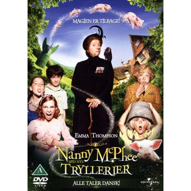 Nanny Mcphee med nye tryllerier - Dansk tale - Brugt