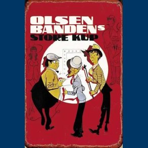 Olsen Banden Store Kup - Metal Skilt 20x30cm
