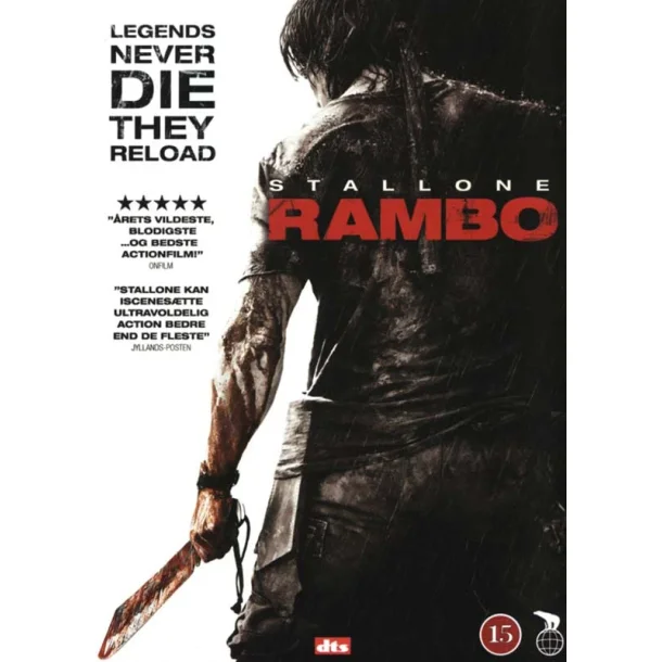 Rambo 4 - Legends Never Die, They Reload - Dvd - Brugt