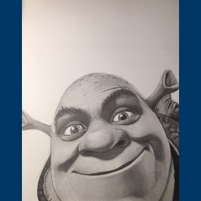 Portrt Tegning - Shrek