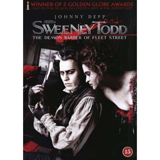 Sweeney Todd med Johnny Depp - Brugt