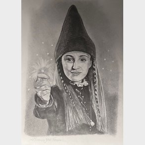 Tinka - Portrt Tegning