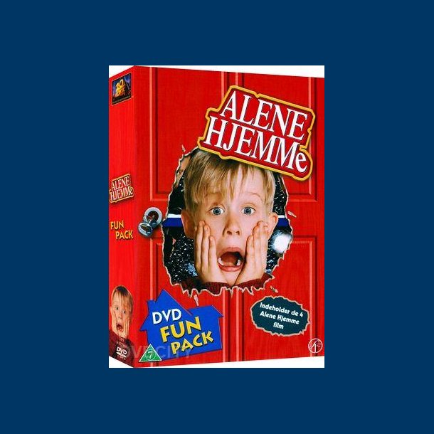 Alene Hjemme indholder alle 4 film - Brugt