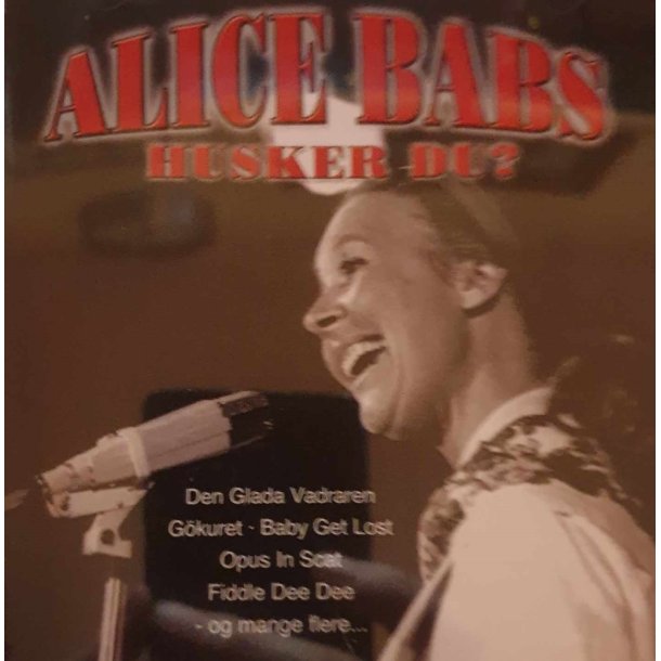 Alice Babs - Husker du - Cd - Brugt