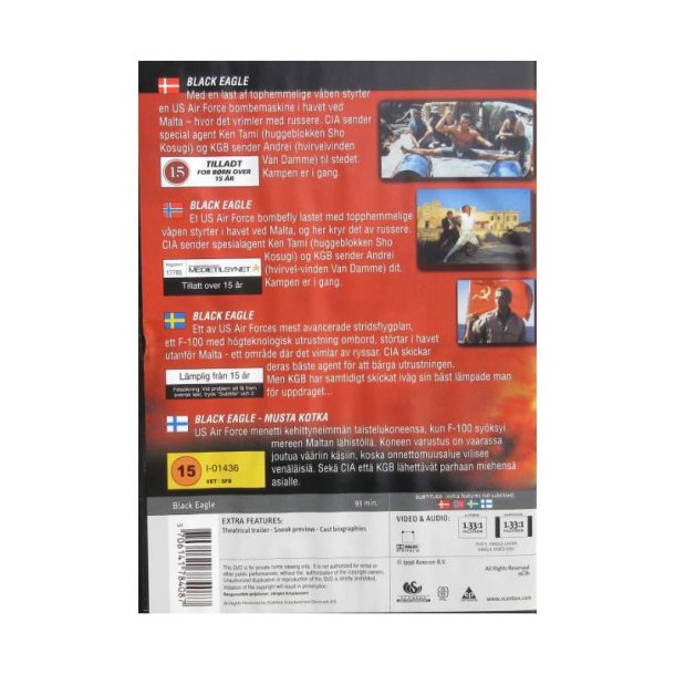 Black Eagle - Dvd - Brugt