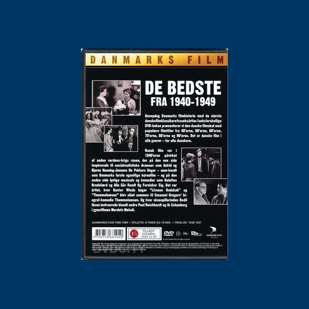 Danmarks Film 1940-1949 - 5x Dvd - Brugt