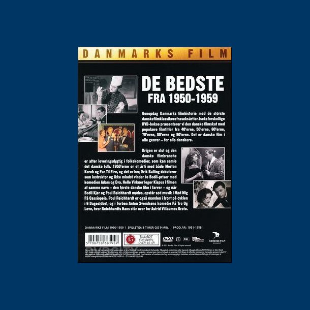 Danmarks Film 1950-1959 5xdvd