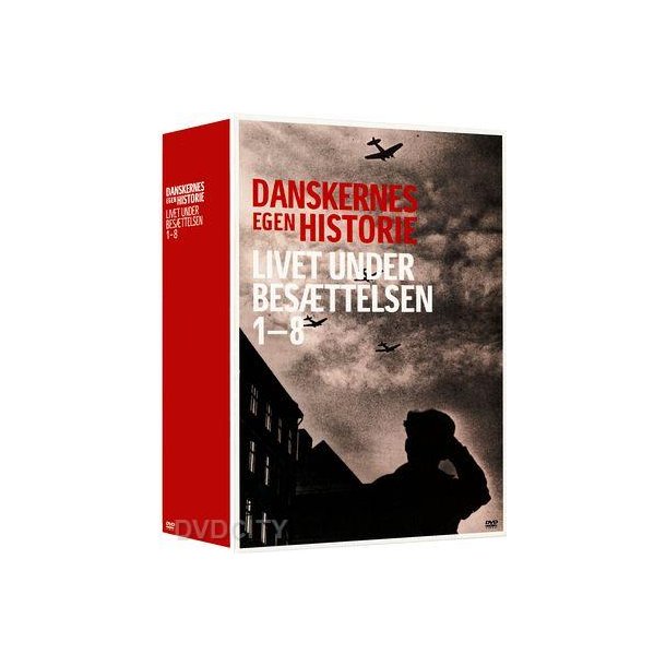 Danskernes egen historie - Livet under besttelsen 1-8 - Dvd, Brugt