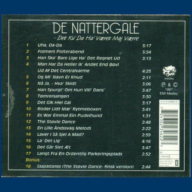 De nattergale - Det Ku Da Ha Vret Mj Vrre! - De Nattergales Bedste - Musik cd - Brugt