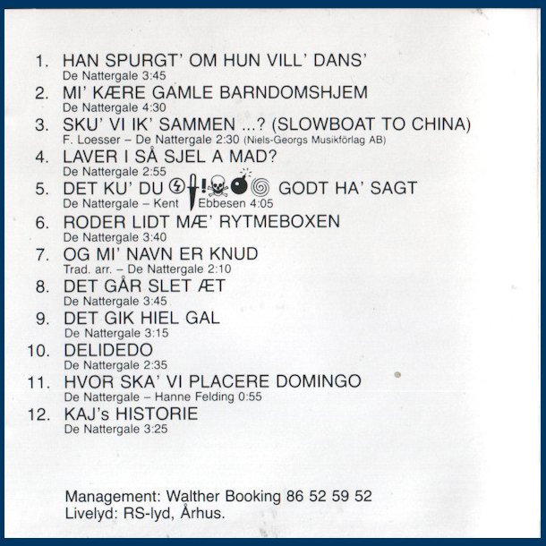 De nattergale - Det Ka' Jo Aldrig G Vrre End Hiel Gal - Musik - Brugt