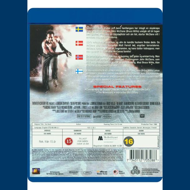 Die Hard - BluRay - Brugt
