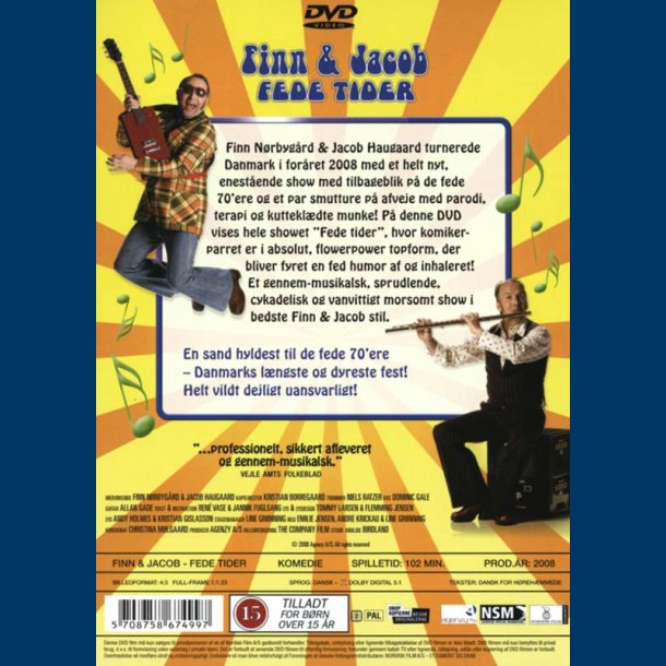 Finn  og Jacob - Fede tider - Brugt - Sjlden - Udget