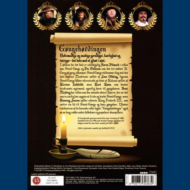 Gngehvdingen alle 6 afsnit p 2 dvd - Brugt