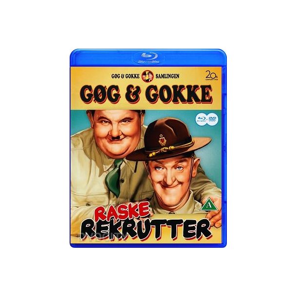 Gg Og Gokke - Raske Rekrutter - BluRay+DVD - Brugt