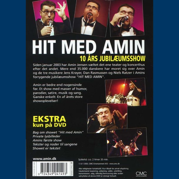 Hit med Amin - 10 rs jubilumsshow - Brugt