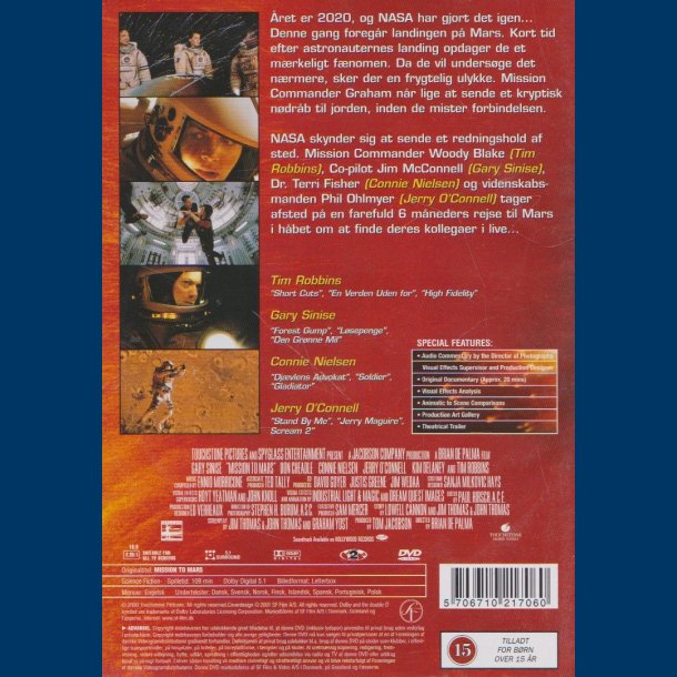 Mission to Mars - Brugt