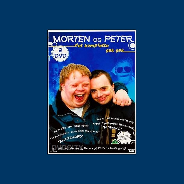 Morten og peter det komplette gak gak - 2 DVD - Brugt