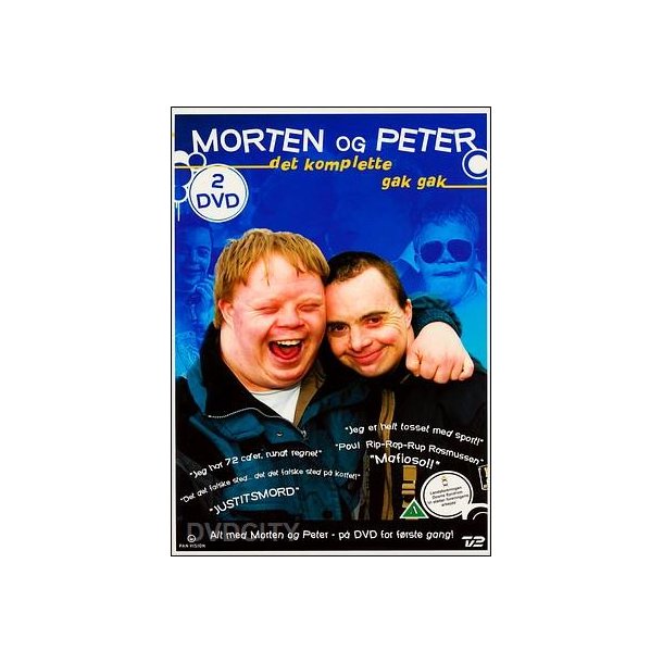 Morten og peter det komplette gak gak - 2 DVD - Brugt