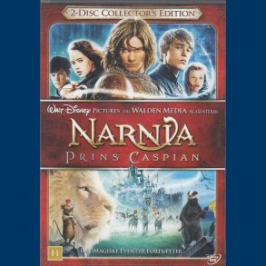 Narnia Prins Caspian 2 disc - Dansk Tale - Brugt