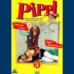 Pippi - pippi gr i tivoli og pippi - i den frste sne - Brugt