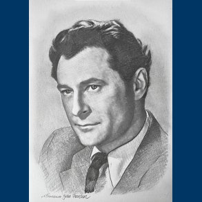 poul reichhardt - portrt Tegning