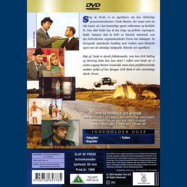 Slap Af Frede - Dvd - Brugt