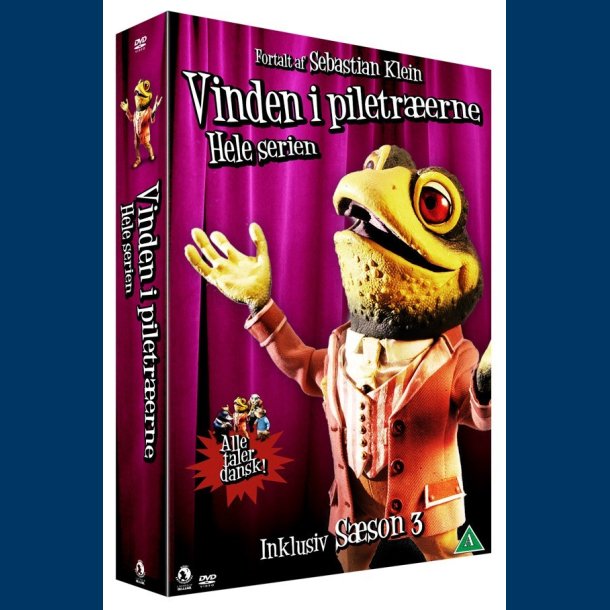 Vinden i piletrerne - Hele Serien INKL Sson 3 ialt 6 dvder - Brugt