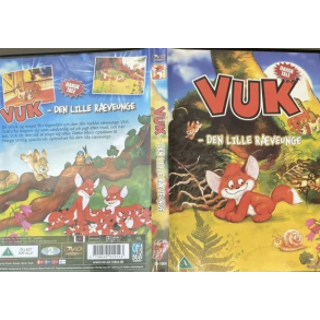 Vuk - Den lille rveunge - Dansk Tale - Tegnfilm - Brugt