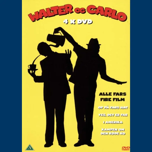 Walter og Carlo 4 x dvd box - Brugt