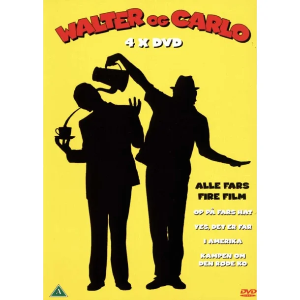 Walter og Carlo 4 x dvd box - Brugt