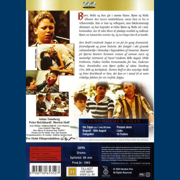 Zappa - DVD - Brugt